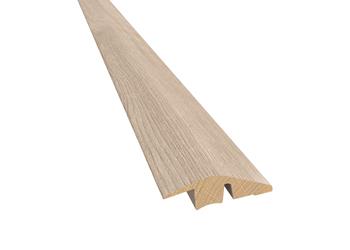 Seuil de niveau bois massif (parquet 15 mm) 58x20 mm