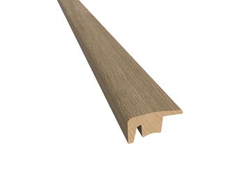 Seuil d'arrêt bois massif (parquet 15 mm) 38x22 mm