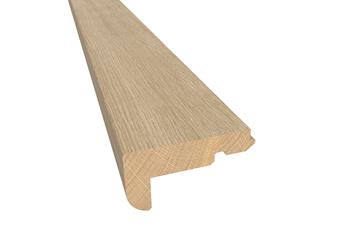 Nez de marche bois massif pour Woodloc® (parquet 15 mm) 60x35 mm
