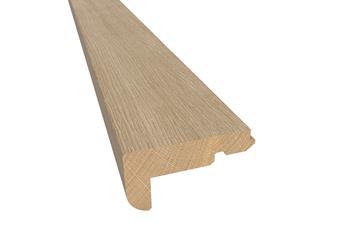 Nez de marche bois massif pour Woodloc® (parquet 15 mm) 60x35 mm