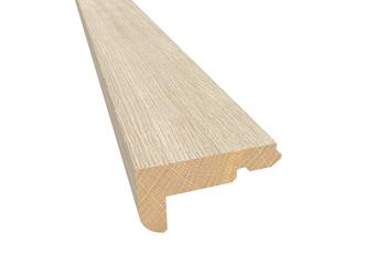 Nez de marche bois massif pour Woodloc® (parquet 15 mm) 60x35 mm