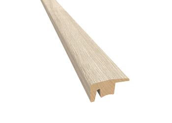 Seuil d'arrêt bois massif (parquet 15 mm) 38x22 mm