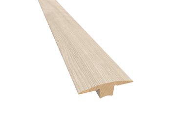 Seuil de raccordement bois massif (parquet 15 mm) 58x17 mm