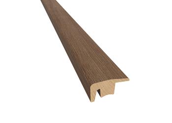 Seuil d'arrêt bois massif (parquet 15 mm) 38x22 mm