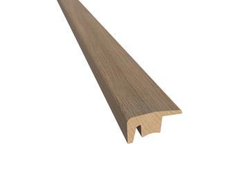 Seuil d'arrêt bois massif (parquet 15 mm) 38x22 mm