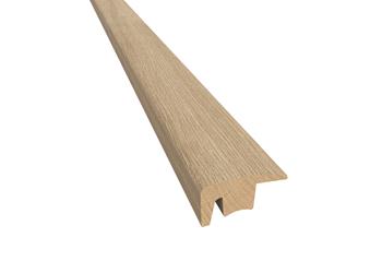 Seuil d'arrêt bois massif (parquet 15 mm) 38x22 mm