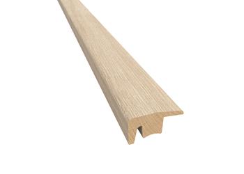 Seuil d'arrêt bois massif (parquet 15 mm) 38x22 mm