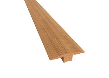 Seuil de raccordement bois massif (parquet 15 mm) 58x17 mm