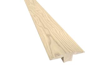 Seuil de raccordement bois massif (parquet 15 mm) 58x17 mm