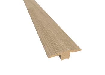 Seuil de raccordement bois massif (parquet 15 mm) 58x17 mm