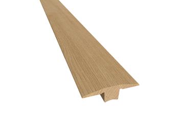 Seuil de raccordement bois massif (parquet 15 mm) 58x17 mm