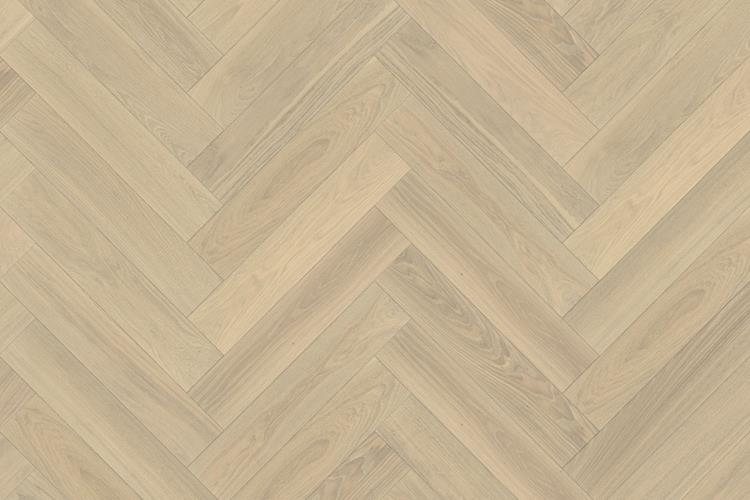 Herringbone Eiche AB Weiß